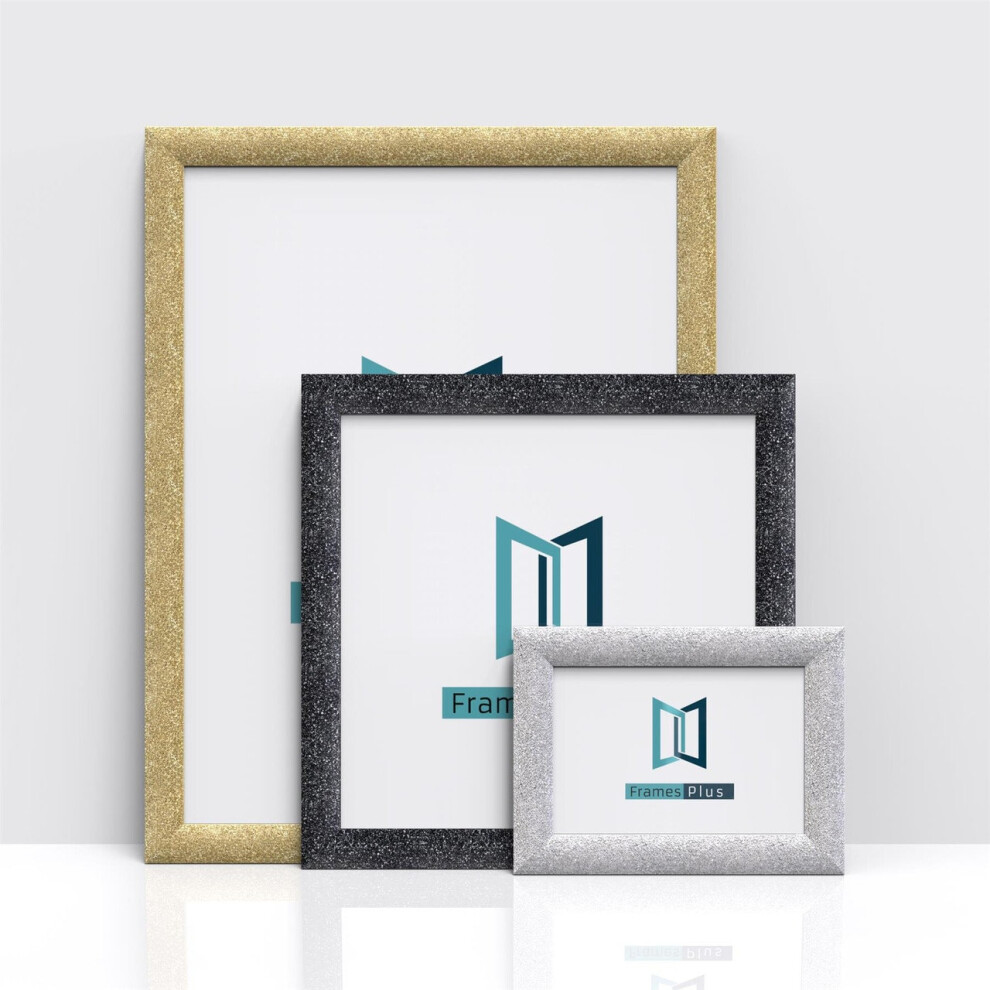 (12"x8" (30.5 x 20.3cm), Gold) Stardust Range Photo frame Picture Poster  Frames 4 colours Multi Sizes A2 A3 A4-image-OPC-PGJR9QS-NEW