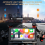 Οθόνη αφής 6,25 ιντσών Mototorcycle Wireless for Carplay GPS Navigator 3