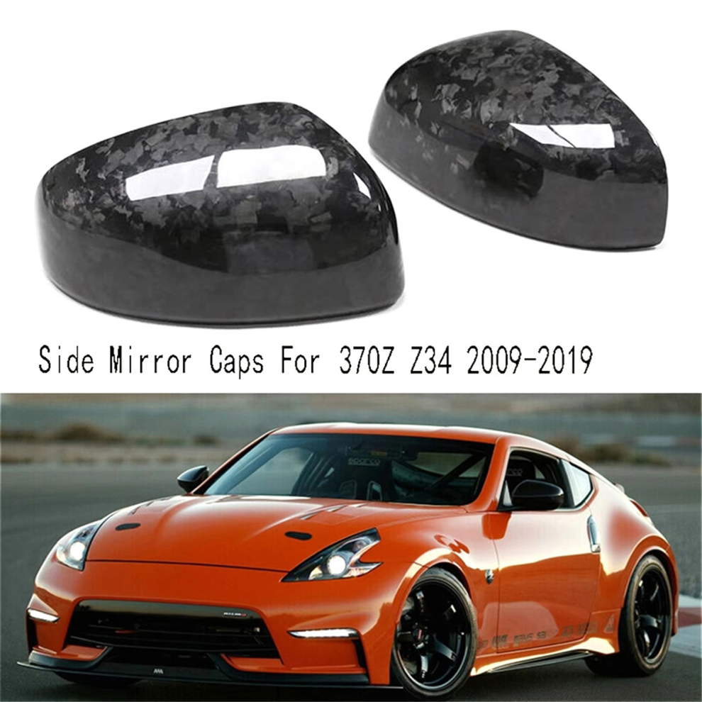 1 Pair Rearview Mirror Cover For 370Z Z34 2009-2019 4851765053154