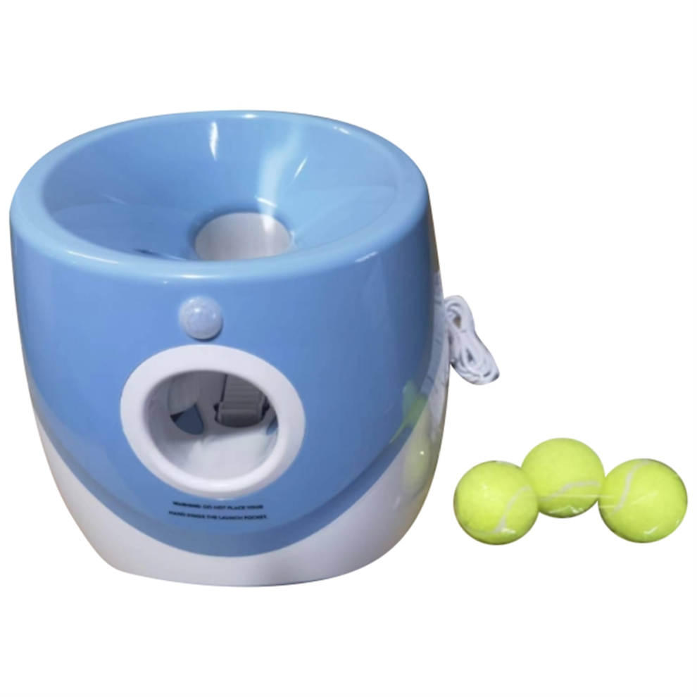 Merkloos Rechargable Dog Tennis Ball Launcher Dogs Chase Automatic Toys A