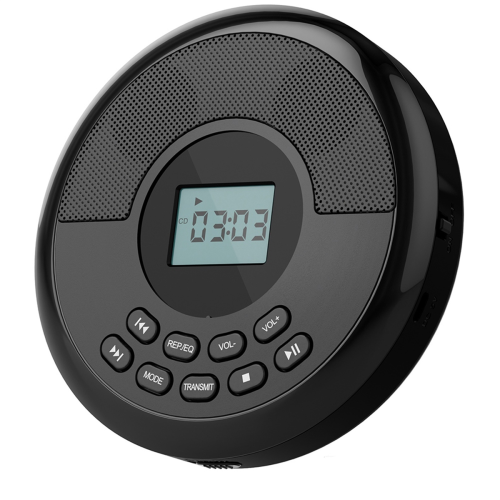 Φορητό Bluetooth CD Player Επαναφορτιζόμενο Discman Μαύρο 1