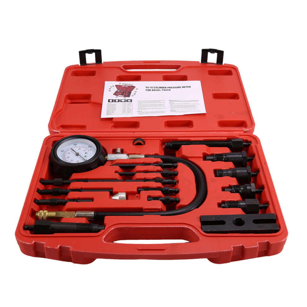 TU-15B Drukmeter Motorcompressie Tester Set Kit-image