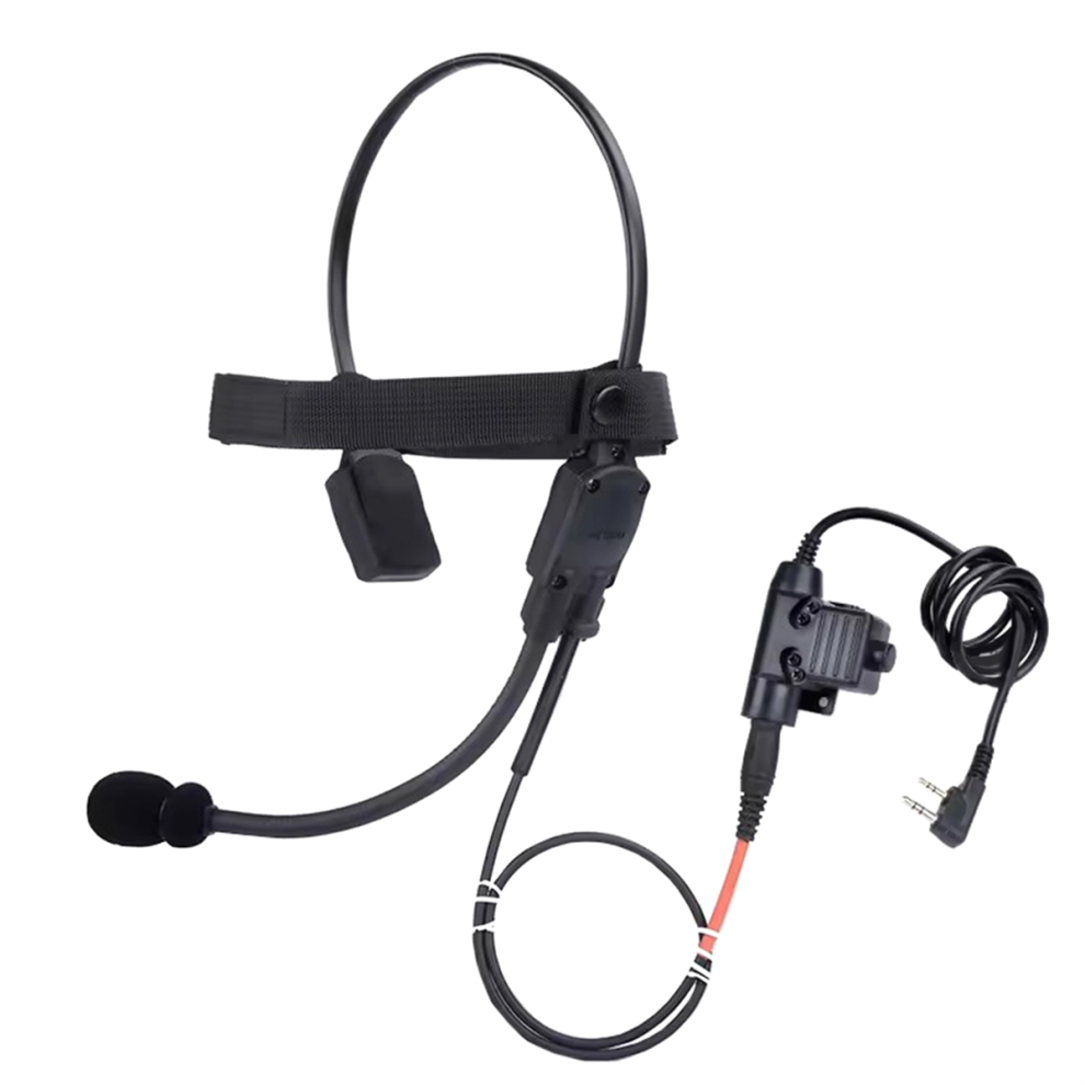 Tactical Mh180 Mh180-V Bone Conduction Headset Speaker Earphone 4851765057589