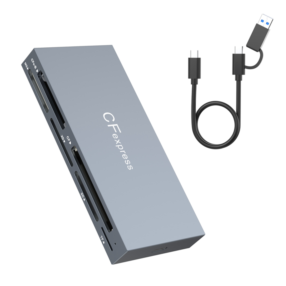 6 In 1 Cfexpress Type B Card Reader For Cfexpress Type B/Sd/Tf/ 4851765058531