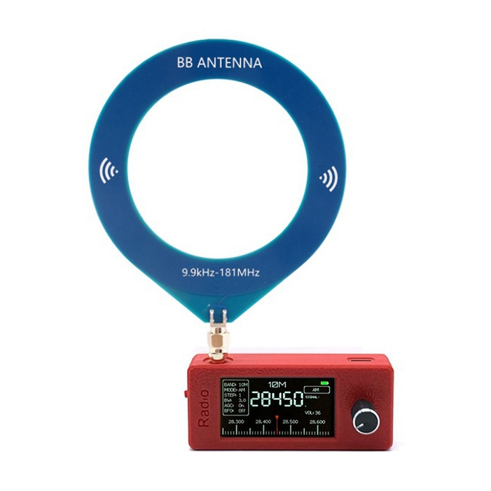 Si4732 0.5-108Mhz Portable Radio Lsb Usb Am Fm 1.9Inch Ips Screen 4851765060749