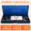 131PC SAE Κιτ επισκευής νήματος HSS Drill Kit Standard 5