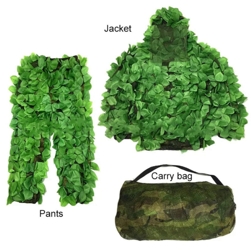 Combinaisons de chasse 3D camouflage feuille jungle cachée 2