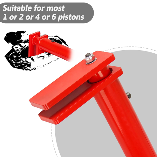 Robuuste remklauwspreider rood 1
