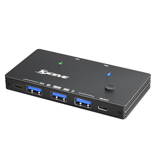 Διακόπτης USB 3.0 10 Gbps 2 Είσοδος 4 Έξοδος Διακόπτης USB C για σαρωτή