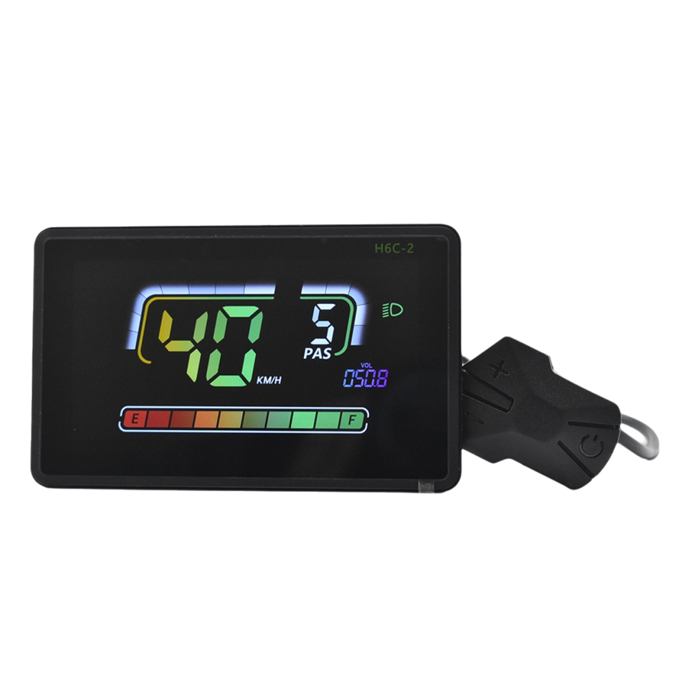 Photos - Cycle Computer Merkloos H6C-2 E-Bike Meter LCD Display Electric Scooter Speedometer SM6PIN 