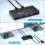 Διακόπτης USB 3.0 10 Gbps 2 Είσοδος 4 Έξοδος Διακόπτης USB C για σαρωτή 6