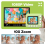 Câmera de impressão instantânea infantil 1080p HD câmera digital verde 4