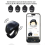Smart Rings Tasbih Counter Rings 4ψήφιο Finger Counter Μαύρο 6