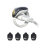 Smart Rings Tasbih Counter Rings 4ψήφιο Finger Counter Μαύρο 3