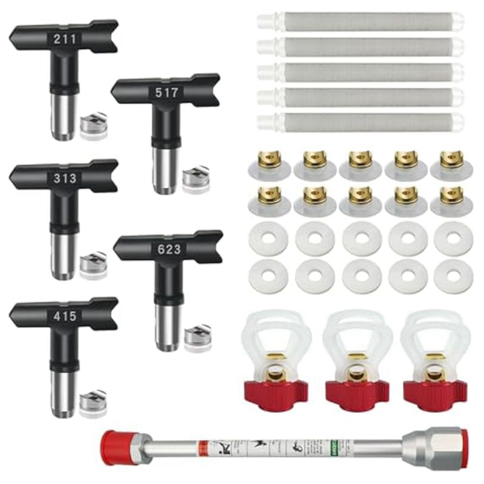 Airless Sprayer Paint Tips Reversible Sprayer Tip Nozzles 4851765072575