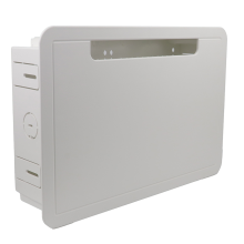 9 inch inbouw tv-mediabox - inbouw tv-aansluiting en netwerkbehuizing