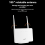 4G LTE CPE-Router-Modem 300 Mbit/s WLAN-Hotspot Externe Antenne (EU) 6