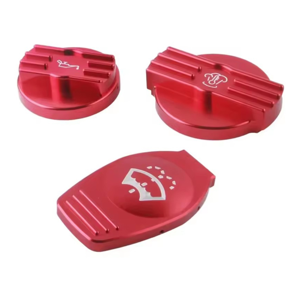 Aluminium Oil Cap Cc Golf 6, Ea888 Engine, Red 4851765077679