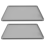 Refrigerator Floor Protector,Mini Silicone Mat,Fridge Under Mat,Gray 1