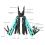 Multi-Function Tool Folding Pliers Needle-Nosed Pliers B 6