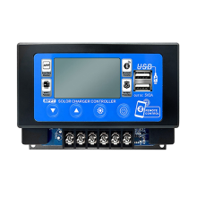 Zonne-laadregelaar ondersteunt 12V/24V/36V/48V/60V accu 30A