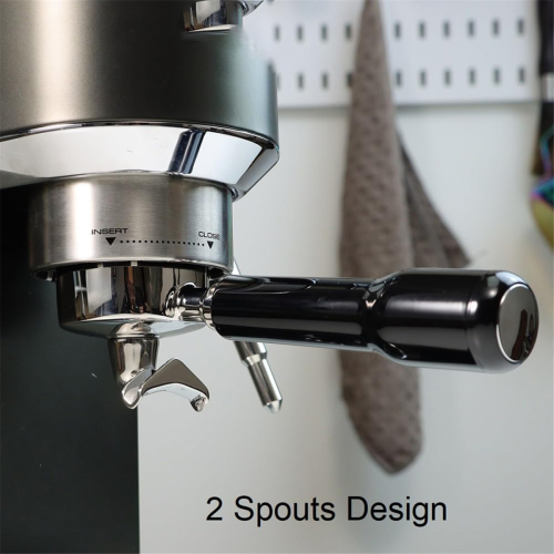 51mm Coffee Portafilter 3 Ears with Double Spout for Handle 2
