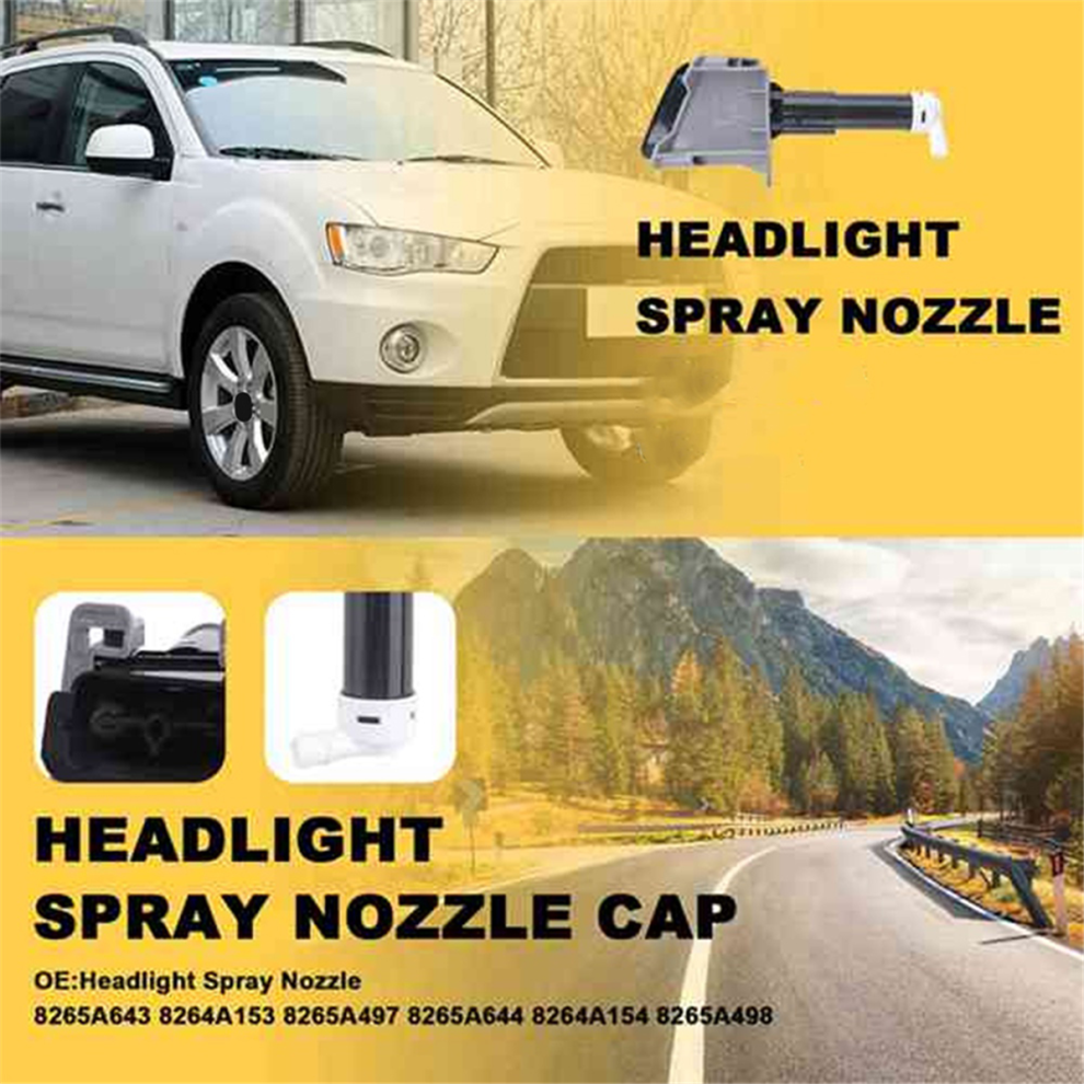 Headlight Washer Nozzle Headlamp Cleaning Pump For 4853741800660