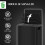 Homcom HOMCOM 2 x 25L Double Kitchen Bin, Pedal Bin with Soft-Close Lid, Black 4
