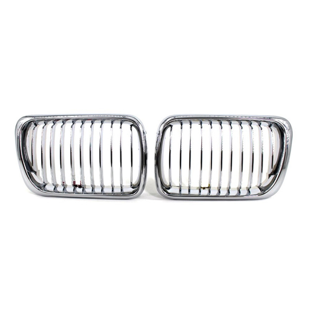 Car Kidney Grille For 3 Series E36 1997-1999, Silver 4853741803104