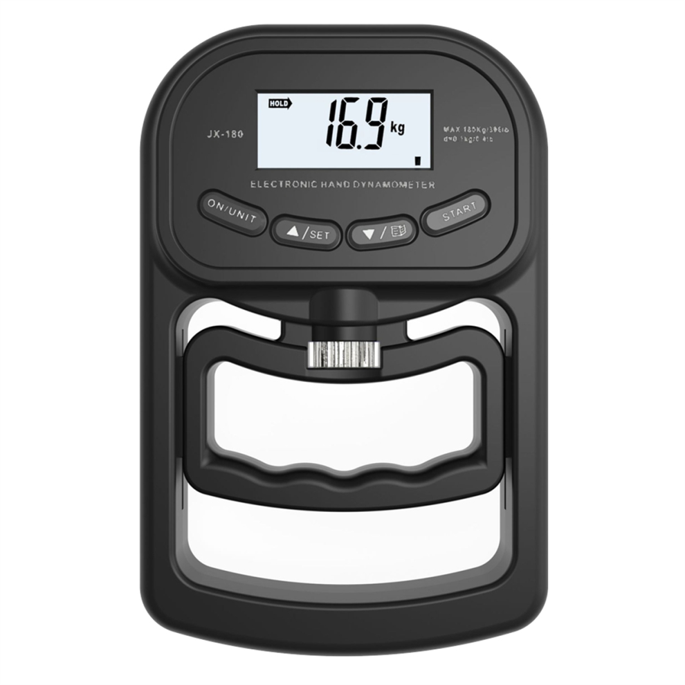 Dinamometro Per La Forza Di Presa Della Mano, 265 Libbre/120 Kg, Nero