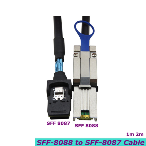 2M Mini SAS 26P SFF-8088 to SFF-8087 36P Direct Attach Copper Cable 1