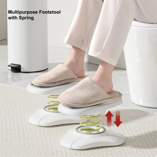 Multipurpose Spring Foot Stool 35 Adjustable Foot Support Holder A 2