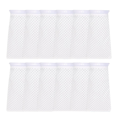 12 Pack 4 Inch Filter Sock, 150 , Ring Honeycomb Filter Socks,