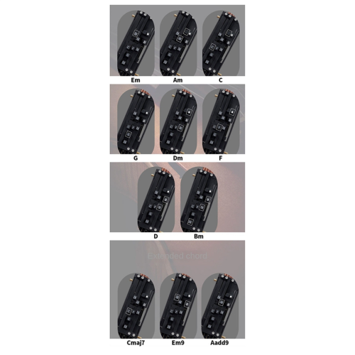 Chord Machine, Guitar Auxiliary Artifact, Chord Practice New Black 2