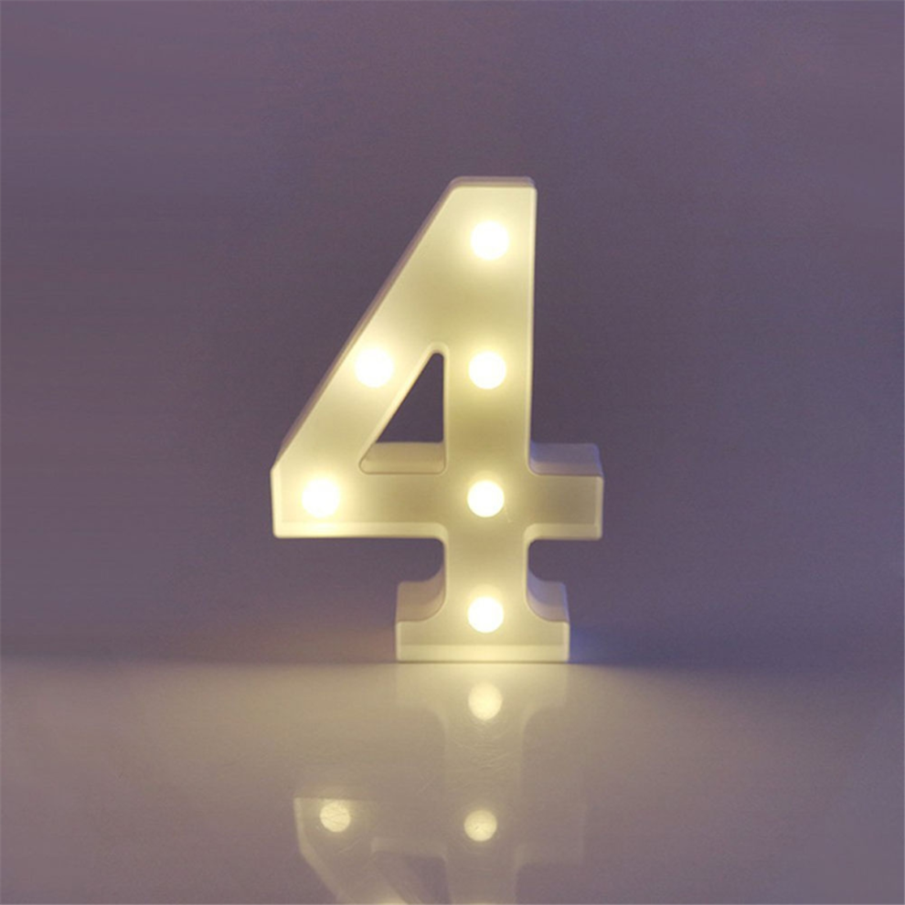 Decorazioni Luminose Notturne Da Parete Per Bar Per Matrimoni, Luci Numeriche Rgb