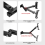 Folding Wall-Mounted Mobile Phone Tablet Holder Angle Adjustable 4