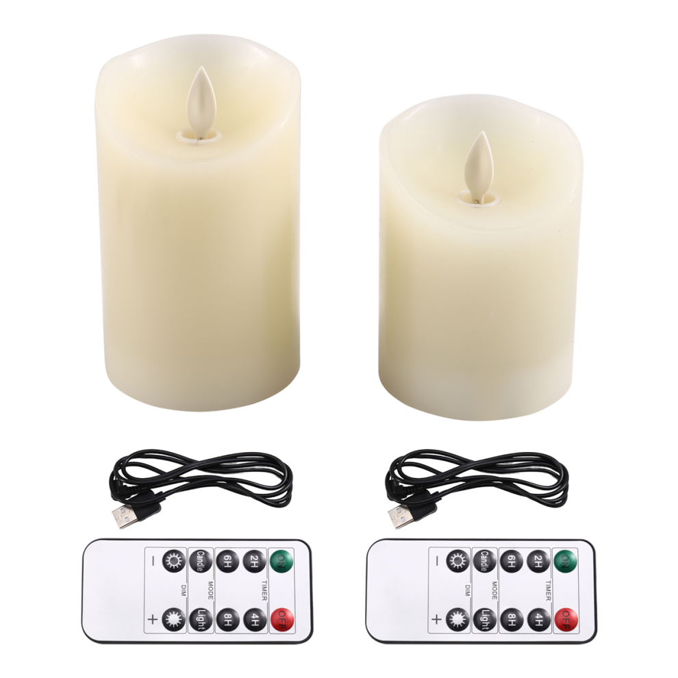 LED Candles, Flickering Flameless Candles with Remote Control-image-OPC-PGJS59R-NEW