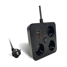3AC stopcontact multitap stekkerdoos EU stekker B