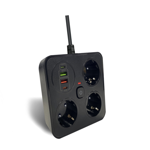 3AC stopcontact multitap stekkerdoos EU stekker B 2