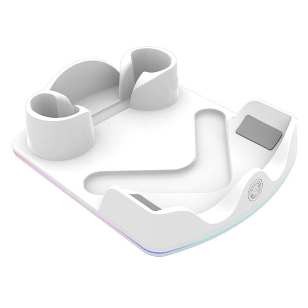 Per Base Di Ricarica Per Casco Vr Quest 3S, Maniglia E Contenitore, Bianco