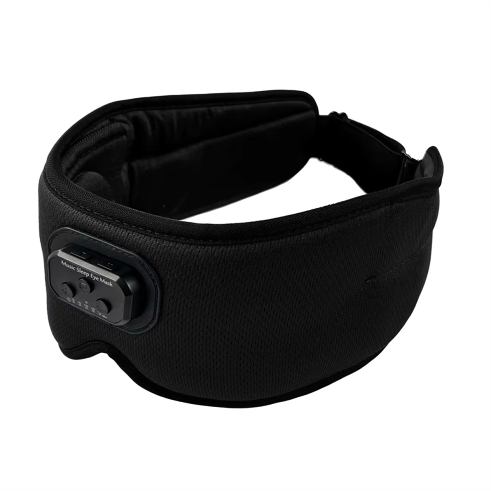 Merkloos Sleeping Headphone Mask 24 Song White Noise Blackout Light Black