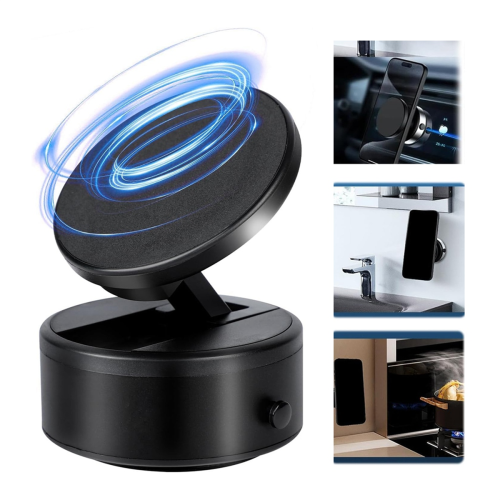 Electric Vacuum Magnetic Suction Car Phone Mount, 1