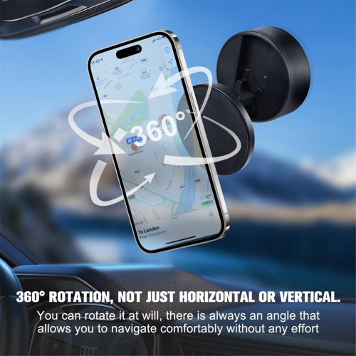 Electric Vacuum Magnetic Suction Car Phone Mount, 2
