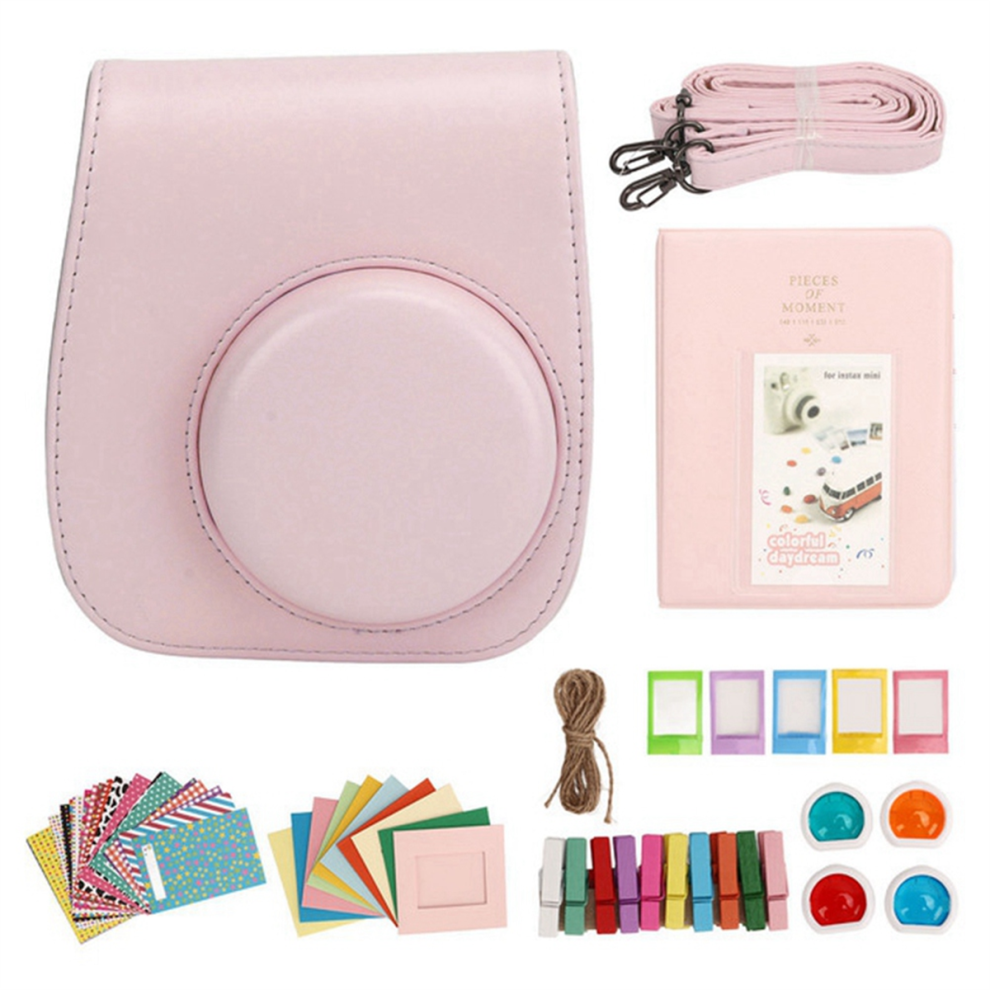 Instant Camera Protective Bag Pu Case For Pink 4853741819327