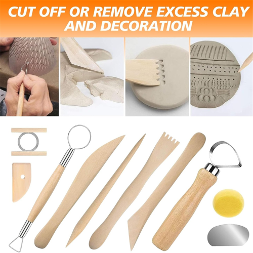 53Piece Clay Tool Kit, Clay Sculpting Tools Pottery Tool Kit 1