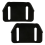 Σετ 2 Snow Blower Skid Plate Shoes Replace 784-5580-0637, 4