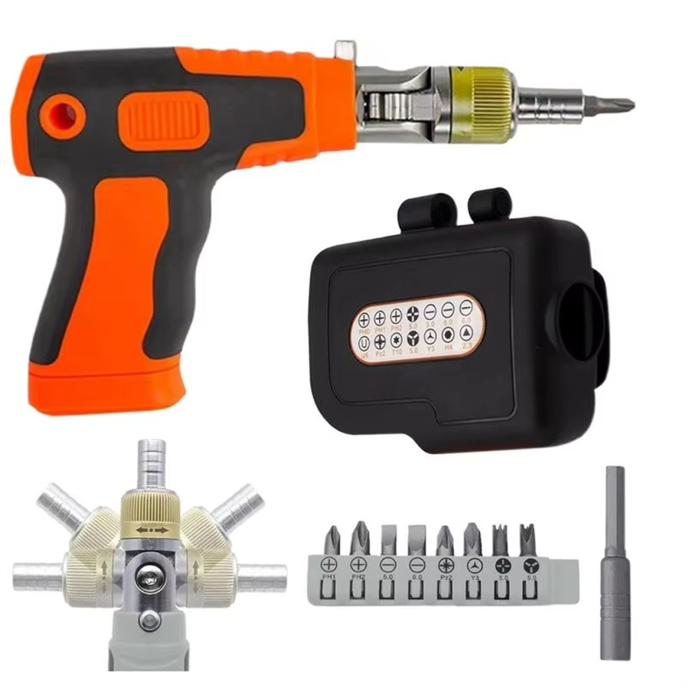 Ratchet Screw Driver 180 Degree Adjustable Angle Screwdriver 4853741827544