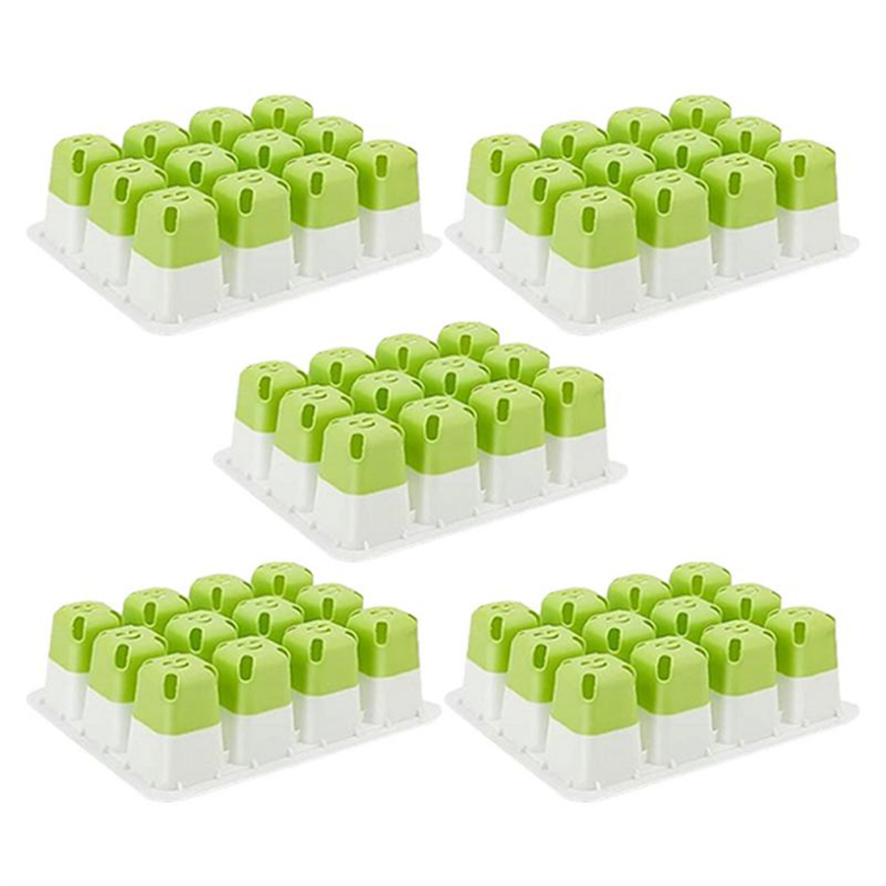 Vassoi Per Piantine, Vassoi In Silicone Per La Coltivazione Di Piante Da Appartamento, Set Da 5