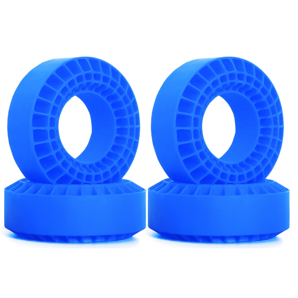 4pcs 1.9in Silicone Rubber Tire Wheel Insert Foam Blue-image-OPC-PGJS8GT-NEW