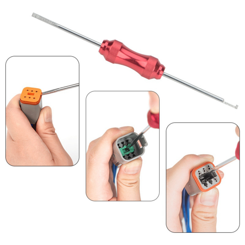 Ferramenta de remoção de conectores DRK-RT1 com extrator de pinos 2